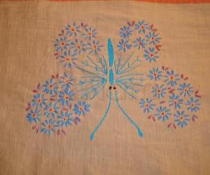 Rangoli: embroidary--Butterfly