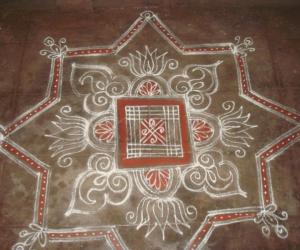 kolam at my flat