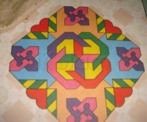 swastik kolam