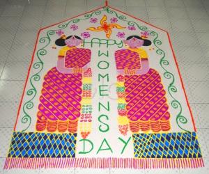 Rangoli: Happy women's day