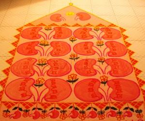 kidney rangoli