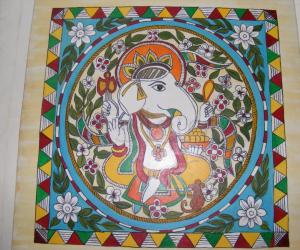 Rangoli: madhubani art