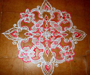 Rangoli: Terrece kolam