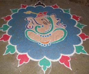 GANESHA KOLAM