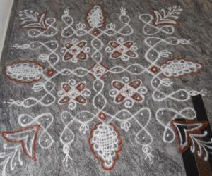 simple chiku kolam