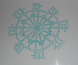 Round Chiku kolam