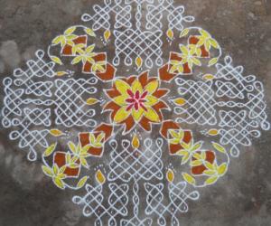 Chithirai Special - Sikku Kolam - 90