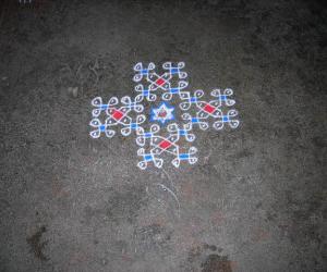 Chikku/suzhi kolam