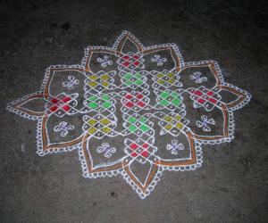 Chikku/Suzhi kolam