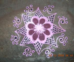 free hand rangoli