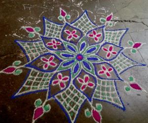 Free Hand Kolam