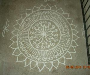 Freehand Kolam