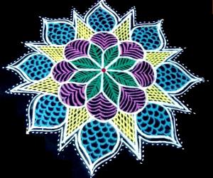 Freehand Rangoli