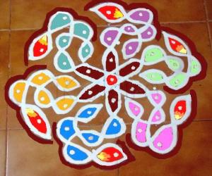 Dotted Maa Kolam