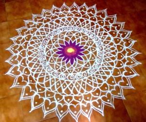 Freehand Rangoli