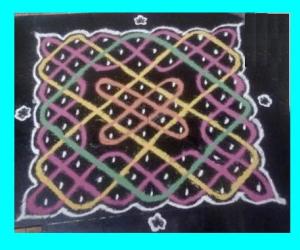 Kitchen top kolam