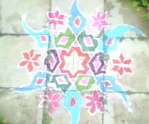 Rangoli: Flower