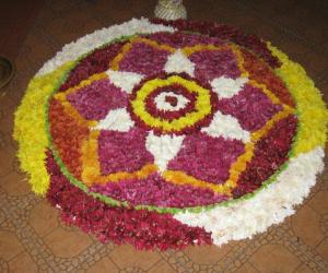 Rangoli: Flower rangoli