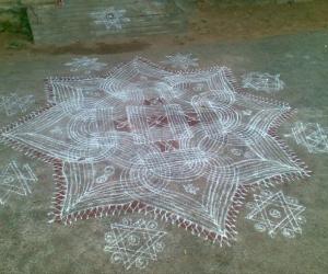 Rangoli: padi kolam