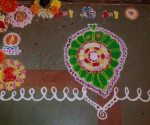 Ganapati rangoli