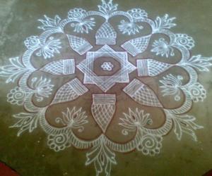 Rangoli: My Parents 50th wedding anniversary