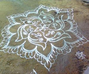 My first kolam in ikolam