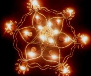 Light kolam