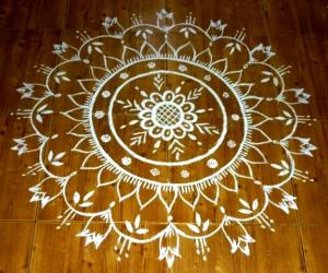 Sivarathri Rangoli