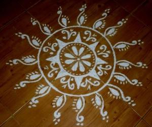 Stencil Rangoli