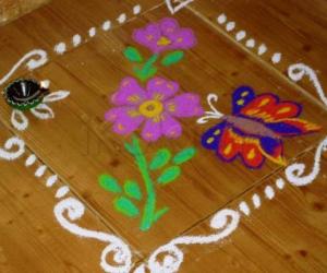 Chithirrai Rangoli