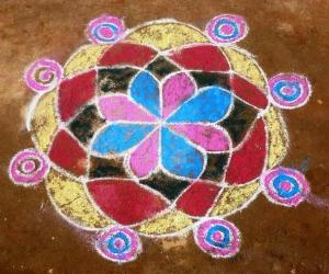 Grahapravesam Rangoli 2