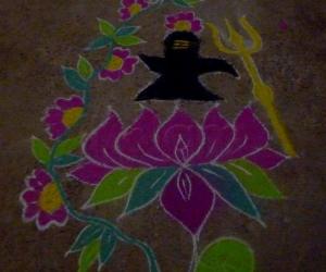 Shivarathri Rangoli