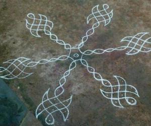 Simple Sikku kolam