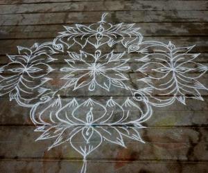 Lotus kolam