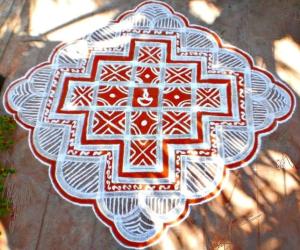 AADI  2nd VELLI KOLAM