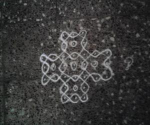 small chikku kolam