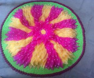 Sponge Rangoli