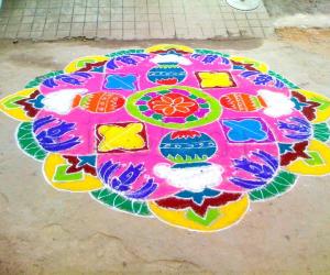 Rangoli: sankranthi