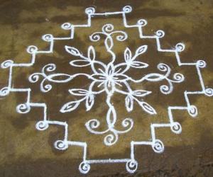 Dotted kolam