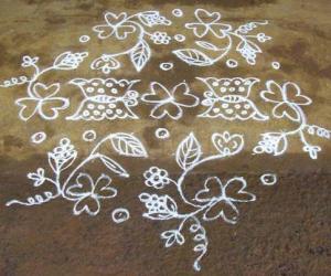 Rangoli: Dotted Kolam