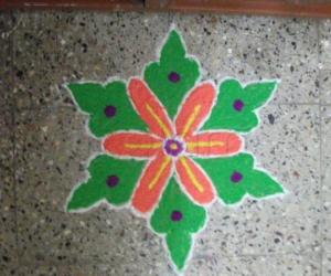 Rangoli: Deepawali Kolam