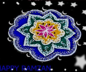 Rangoli: happy ramzan