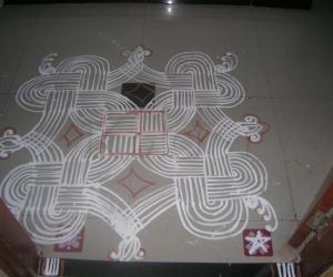 Vinayagar chathurthi kolam