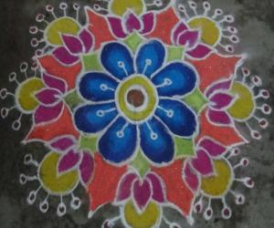 Aadi friday kolam