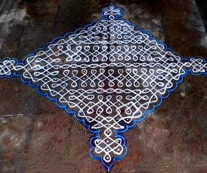 Dotted kolam