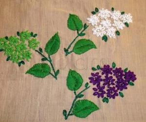 Rangoli: embroidary--Flowerbunch