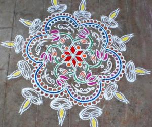 AADI SEVVAI KOLAM