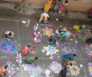 Rangoli competition