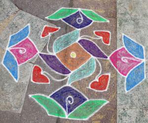 dotted kolam 25