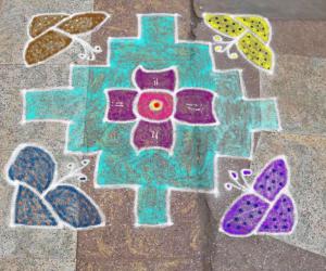 dotted kolam 22